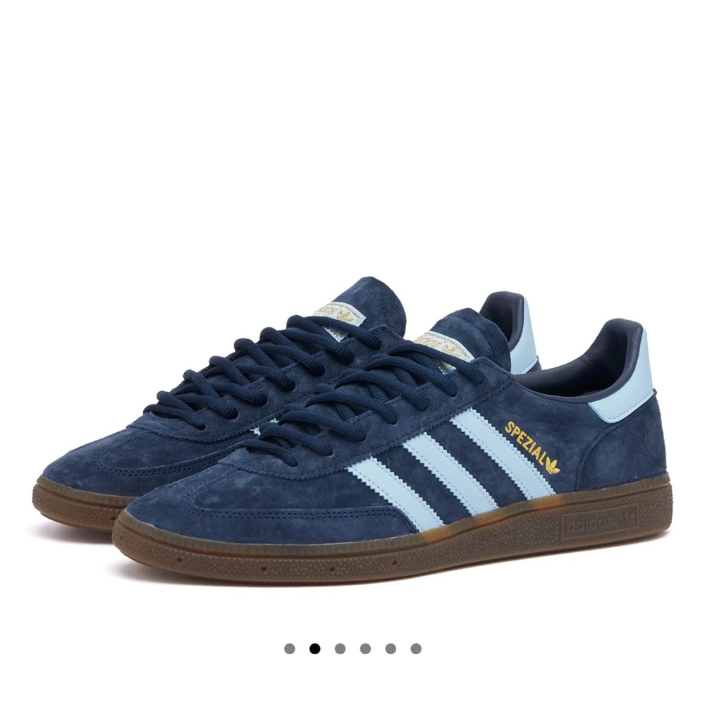 Adidas Handball Spezial Collegiate Navy and Sky Blue